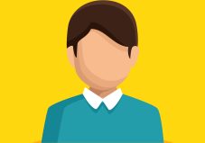 businessman character avatar isolated vector illustration design